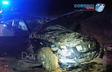 Accident în Dragalina! Un bărbat a ajuns la spital după ce s-a răsturnat cu mașina - FOTO