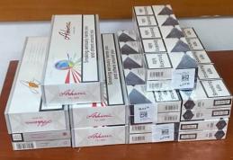119 pachete de țigări de proveniență extracomunitară confiscate de jandarmii botoșăneni