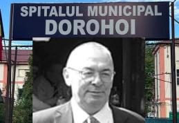 Cu nemărginită tristețe, personalul Spitalului Municipal Dorohoi deplânge pierderea fulgerătoare a doctorului Dan Vasiliu