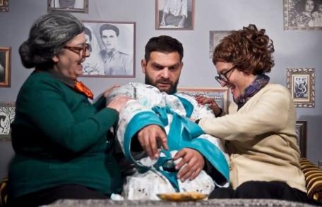 Spectacol pentru adulți al Teatrului din Galaţi la Teatrul „Vasilache”: „Natură moartă cu nepot obez”