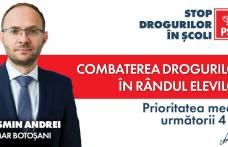 Cosmin Andrei, primarul municipiului Botoșani: „Stop drogurilor în școli, va fi un program permanent de prevenție și consiliere a elevilor și părințil