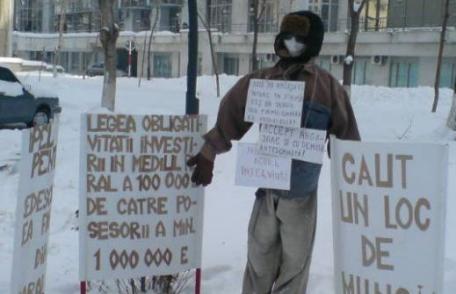 Protest inedit la Botoșani