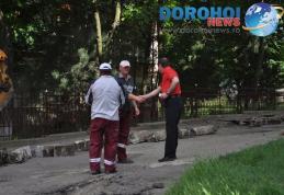 A început reabilitarea străzii Aleea Dumbrava din Dorohoi