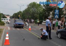 Dorohoi: Femeie accidentată pe trecerea de pietoni din fața Policlinicii