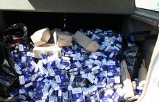 Peste 2800 de pachete de țigări confiscate de poliţiştii botoşăneni