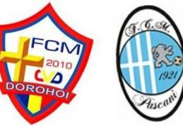 Dorohoienii sunt aşteptaţi astăzi la stadion: FCM Dorohoi întâlneşte astăzi pe teren propriu CS Kosarom Paşcani