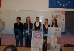 Mesajul meu antidrog: Campanie derulată la Şcoala nr.8 „Mihail Kogălniceanu” Dorohoi VIDEO/FOTO