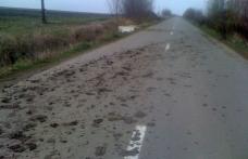 Nepăsare sau inconștiență! Drumuri pline cu noroi în județul Botoșani