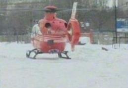 Copil cu arsuri transportat la spital cu elicopterul SMURD