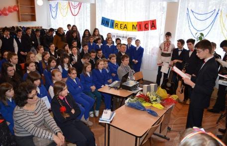 Ziua Unirii omagiată la Şcoala Gimnazială „Mihail Kogălniceanu” Dorohoi – VIDEO/FOTO