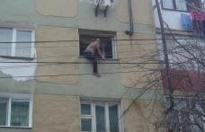Dorohoian ajuns în pragul disperării, amenință că se aruncă de la etajul unui bloc din Cartierul Plevna - FOTO