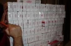 2.480 pachete ţigări de contrabandă confiscate în urma unei percheziții la Coțușca