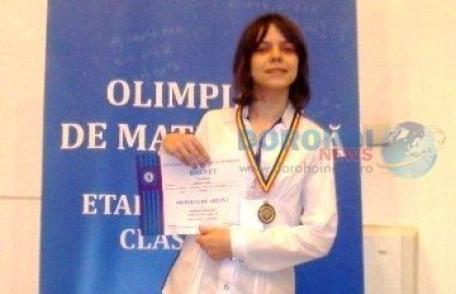 O elevă a Şcolii Gimnaziale “Spiru Haret” Dorohoi calificată la olimpiada naţională de matematică