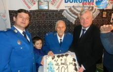 Cel mai vârstnic veteran jandarm sărbătorit astăzi la Hudești - FOTO