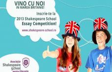 Mai sunt 10 zile pentru înscrierea la Shakespeare School Essay Competition! Vino cu noi în Marea Britanie!
