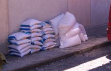 Zeci de kilograme de zahăr fără documente confiscat de polițiștii de frontieră dorohoieni
