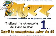 Buzz, ziarul tuturor copiilor din Botoșani, de luni la chioșcurile de ziare