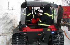 Patru persoane salvate de pompieri cu ATV-ul pe șenile