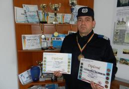 Jandarm botoșănean clasat pe locul III la Campionatului de Tir al Ministerului Afacerilor Interne