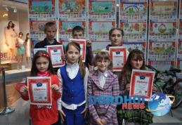 Opt elevi din Dorohoi premiați la concursul de desene organizat de Carrefour - VIDEO/FOTO