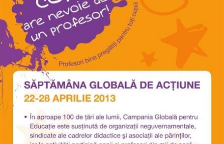Campania Globală pentru Educaţie la Liceul Tehnologic „Alexandru Vlahuţă” Şendriceni