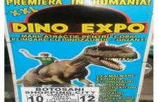 Cea mai mare expoziție de dinozauri din Europa ajunge la Botoșani