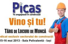 Târg de locuri de muncă dedicat exclusiv sectorului de construcții 15-16 mai 2013, Sala Polivalentă, IAȘI