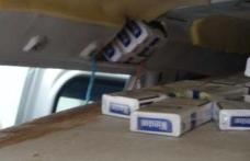 Autobuz Mercedes „climatizat” cu ţigarete Winston moldoveneşti 