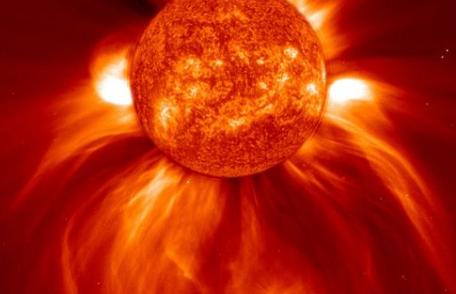 O noua eruptie solara ameninta Terra