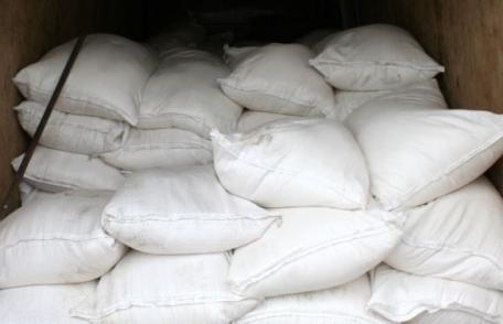 Sute de kilograme de zahăr fără documente legale găsite de polițiștii de frontieră dorohoieni