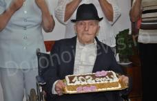 Pomârlean de 102 ani sărbătorit la Dorohoi în prezența oficialităților – VIDEO/FOTO