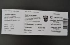 S-au pus în vânzare biletele pentru meciul FC Botoșani – Steaua București