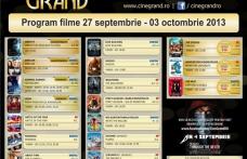 Uvertura Mall: Vezi ce filme rulează la Cine Grand în perioada 27 septembrie – 3 octombrie 2013!