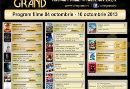 Uvertura Mall: Vezi ce filme rulează la Cine Grand în perioada 4 - 10 octombrie 2013!