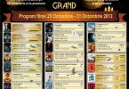 PROGRAM CINE GRAND 24 -31 octombrie