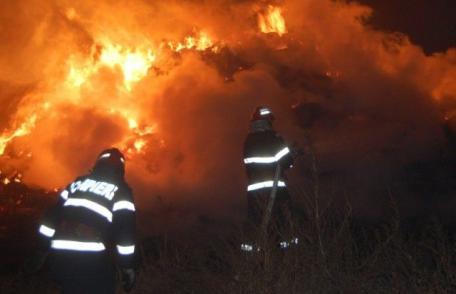 Pompierii dorohoieni au fost solicitați în stingerea unui incendiu produs din joacă