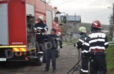 Incendiu izbucnit la un imobil situat pe strada Tudor Vladimirescu din Dorohoi - VIDEO