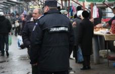 Acțiuni pentru combaterea comerțului ilegal executate de jandarmi în piețele din Dorohoi și Dragalina