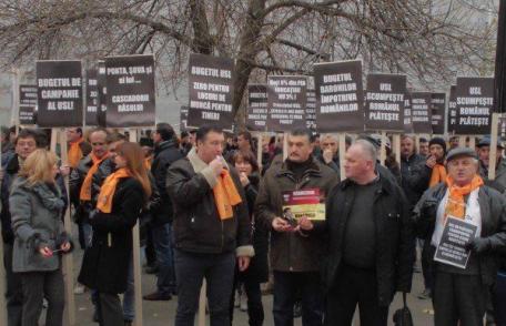 Manifestație PDL în Capitală. Aproximativ 30 de membri din Dorohoi participă la protest
