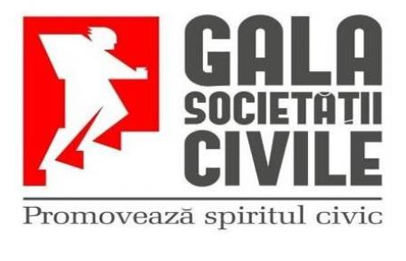 Au început înscrierile la Gala Societăţii Civile 2014