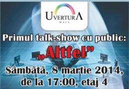 Primul talk show cu public din Botoșani la Uvertura Mall