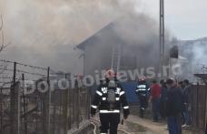 UPDATE: Incendiu violent izbucnit la un atelier de tâmplărie din Dorohoi - VIDEO/FOTO