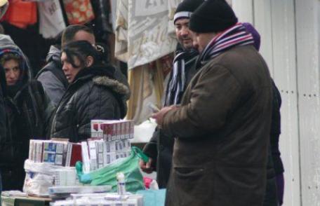  Ţigări confiscate în Piaţa Centrală Botoşani