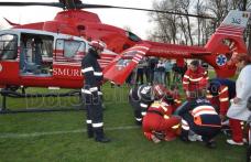 Moment fără precedent la Dorohoi: Un al doilea pacient luat în aceeaşi zi de elicopterul SMURD – FOTO