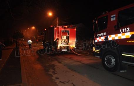 UPDATE Incendiu pe strada G. Enescu din Dorohoi: Patru imobile și trei anexe afectate! VIDEO/FOTO 