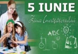 5 Iunie – Ziua învățătorului - La Mulți Ani tuturor dascălilor!