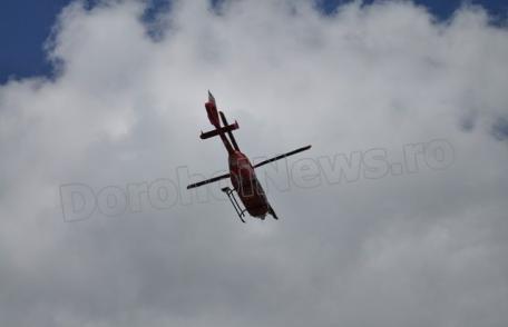 Femeie din Dorohoi transportată la Spitalul „Sfântul Spiridon” din Iași cu un elicopter SMURD