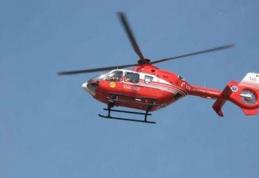 Elicopter SMRUD solicitat pentru un bărbat găsit în comă în fața propriei case