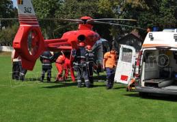 Femeie din Cordăreni cu o malformație genetică transportată de urgență la Iași cu un elicopter SMURD