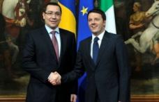 Premierul Italiei a venit în România să îl susțină pe Ponta, în turul 2 al alegerilor prezidențiale